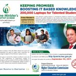 PM Laptop Scheme 2018 Online Registration