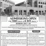 Islam Medical College & Islam Dental College Sialkot Admission 2017