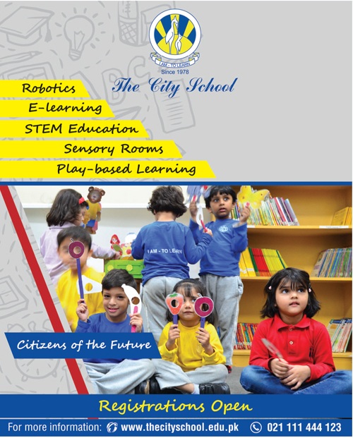 The City School TCS Admission 2024 in PG to 9th/O-Level