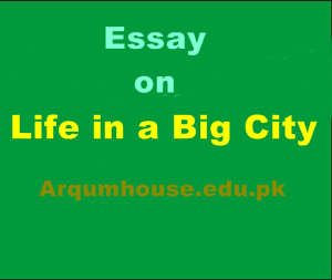 Life in a Big City Essay (For Matric, Inter & ADP Students)
