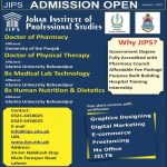 Johar Institute of Professional Studies Lahore Admission 2024 in BS, DPT & Pharm D