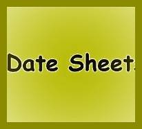 Bahawalpur Board Matric 9th & 10th Class Date Sheet 2022