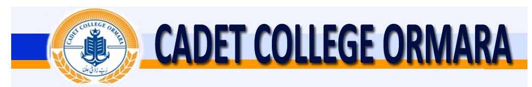 Cadet College Ormara Admission 2023, Form Download, Entry Test