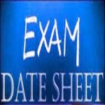 Date Sheet 2024