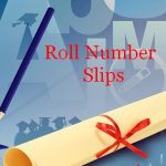 Roll Number Slip
