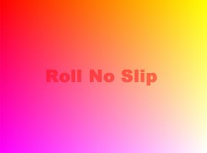 Roll No Slip 2019