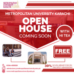 Metropolitan University Karachi Admission 2021 Schedule, Courses