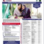 Merit & Need Based USAID Scholarships 2024 for Girls, Apply Online