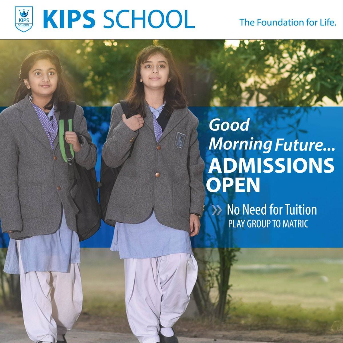 Kips School Admission 2023 in Play Group to Matric