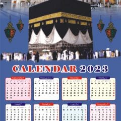 Urdu Calendar 2023 with Hijri Dates-List of National Holidays in Pakistan
